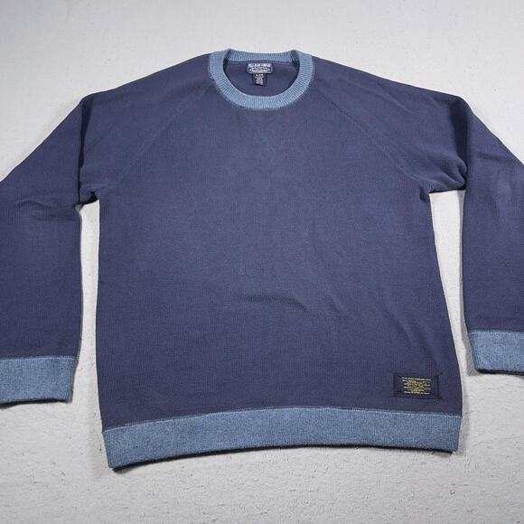 Polo Jeans Company Sweater Mens XL Crewneck Contrast Trim Pullover Ralph Lauren - Picture 2 of 9